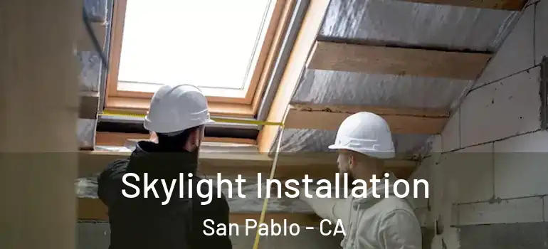  Skylight Installation San Pablo - CA